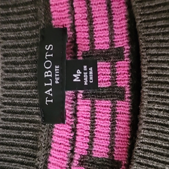 Talbots Brown Sweater with Sheep Design - Picture 2 of 6